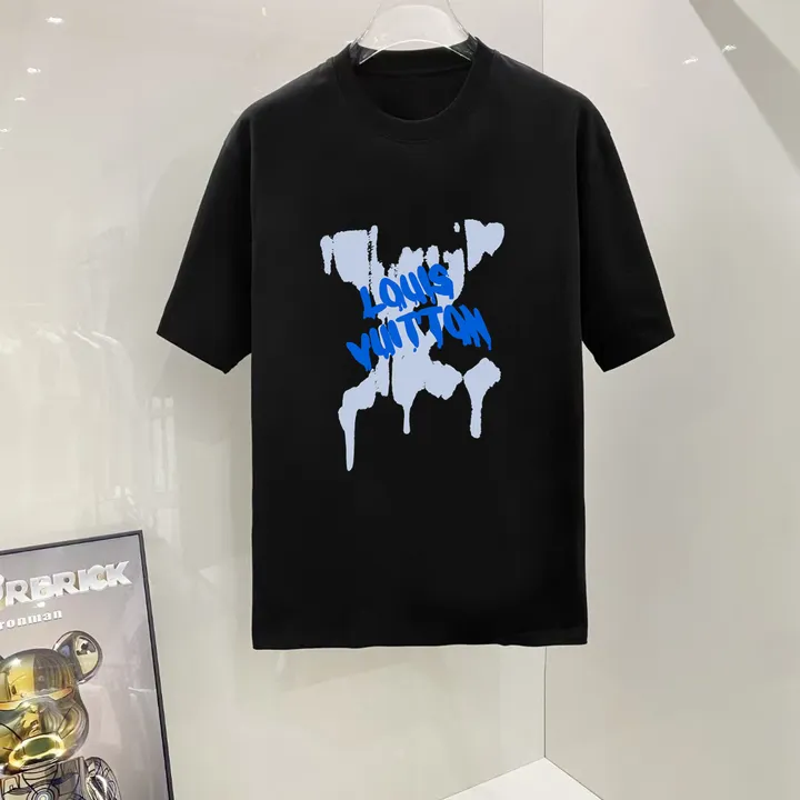ルイヴィトン ショートスリーブ 黒 白