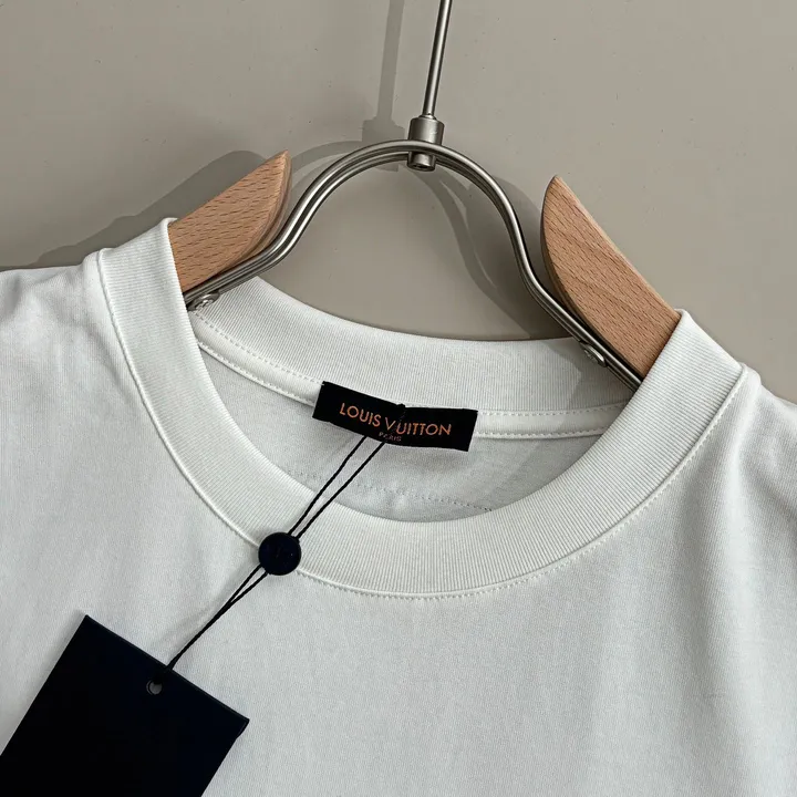 ルイヴィトン クルーネックク Tシャツ 白