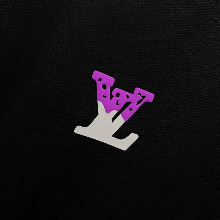 LV 丸首 tシャツ ブラック