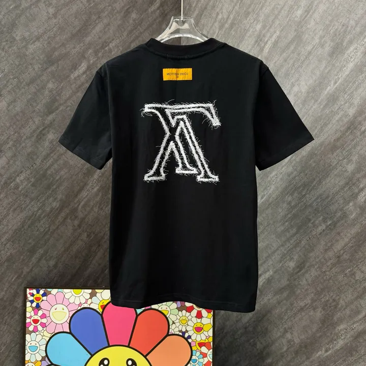 反転LVロゴ刺繍 Tシャツ