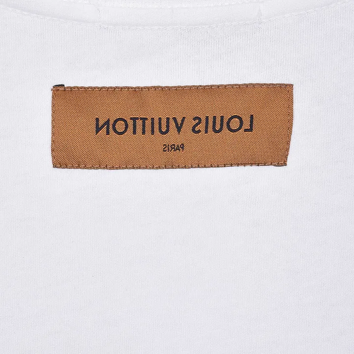 LV ロゴ プリントTシャツ 綿100%