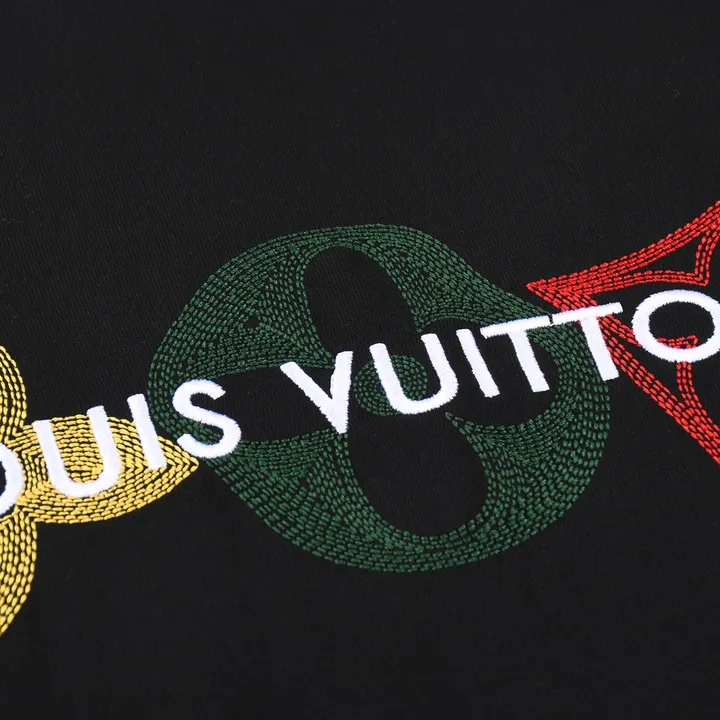 LV 花柄 クルーネックtシャツ