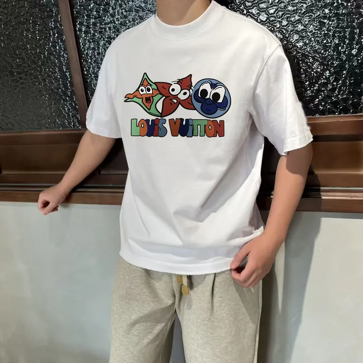 ルイヴィトン ホワイト Tシャツ