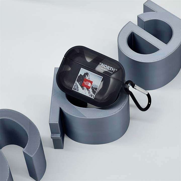the north face airpods4ケース カラビナ付き