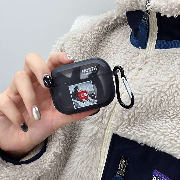 the north face airpods4ケース カラビナ付き