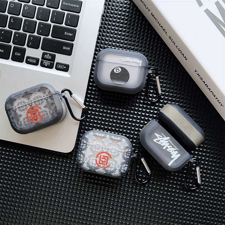 Stussy airpods4ケース 防塵 キズ防止