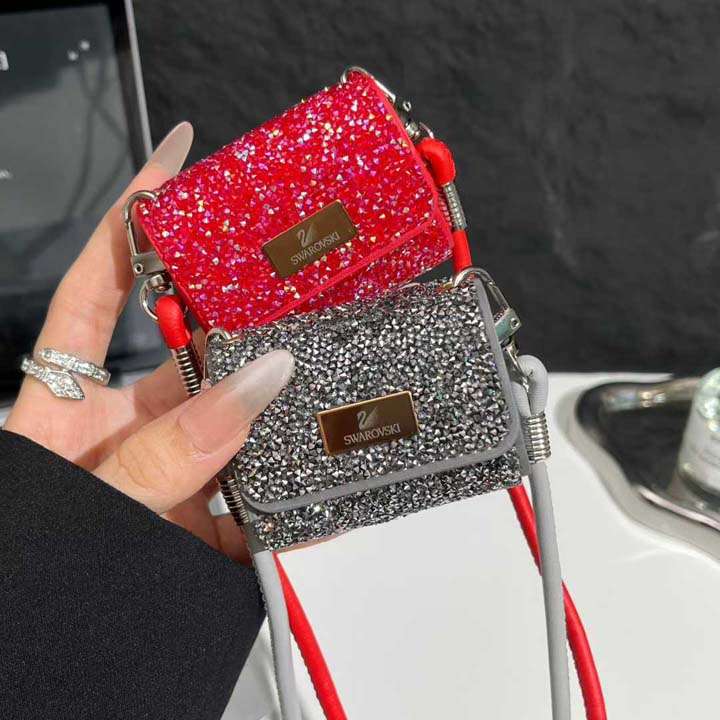 スワロフスキー airpods4ケース 女子 おしゃれ