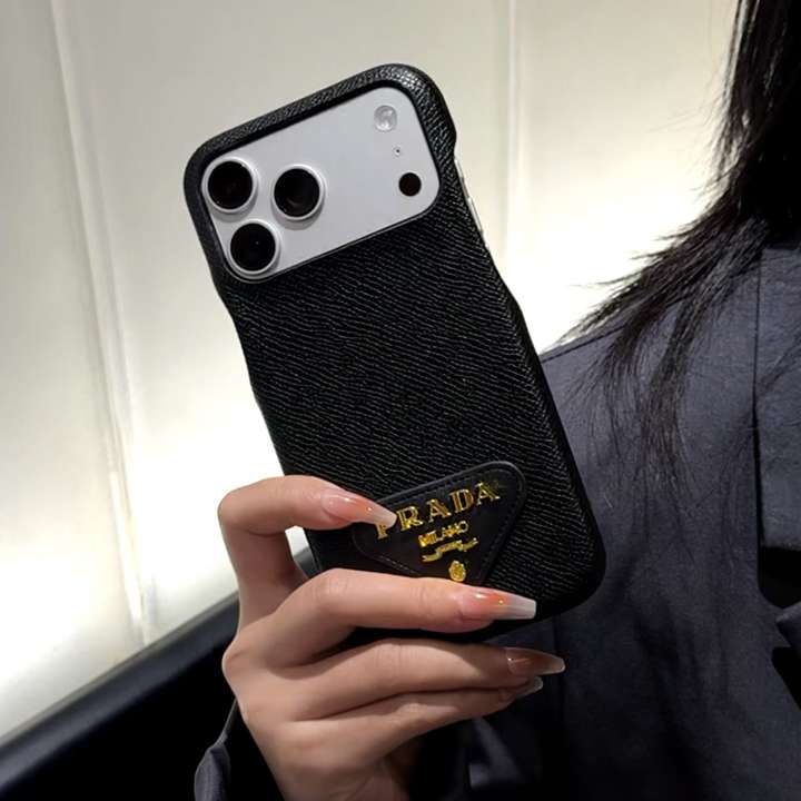 prada iphone17ケース ブラック