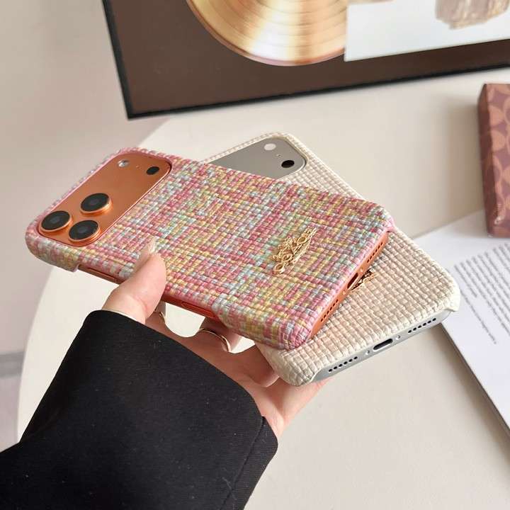 Coach iphone17スマホケース 編み目 模様