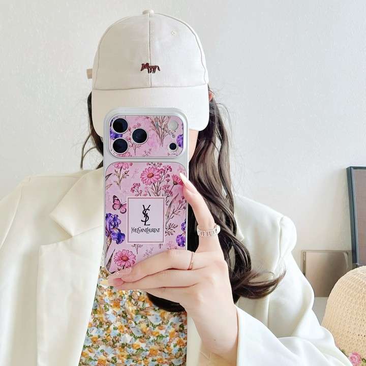イヴサンローラン iphone17ケース 花柄