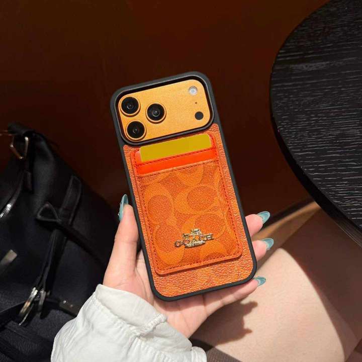 コーチ iphone17ケース カードホルダー