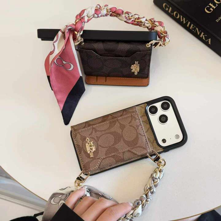 coach iphone17ケース 上質レザー