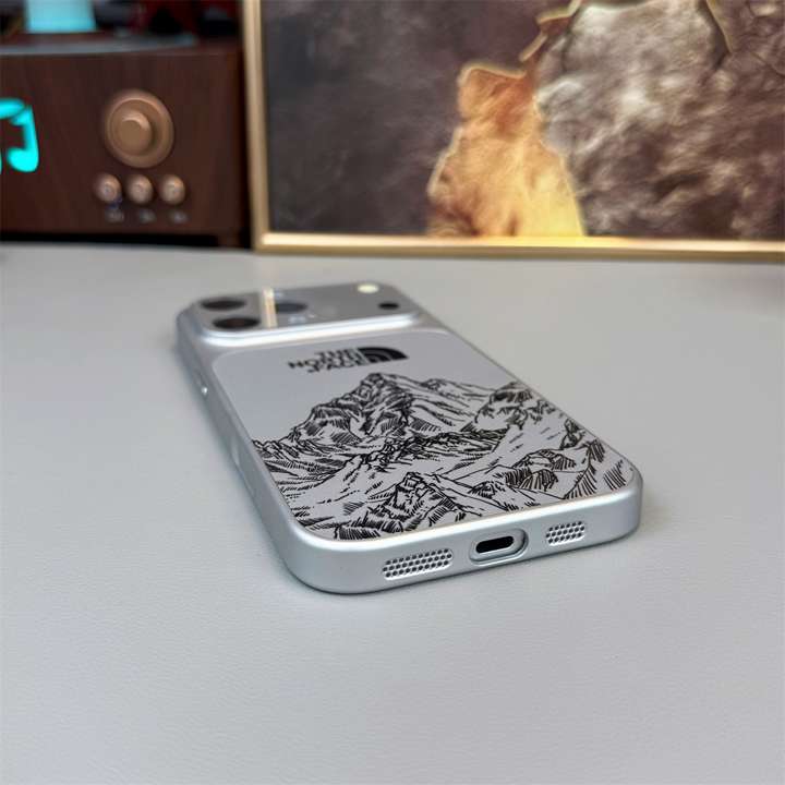 ノースフェイス iphone17 ケース メンズ かっこいい