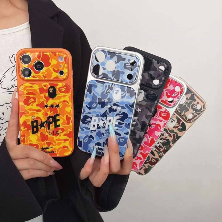 エイプ iPhone17promax携帯ケース 猿人頭