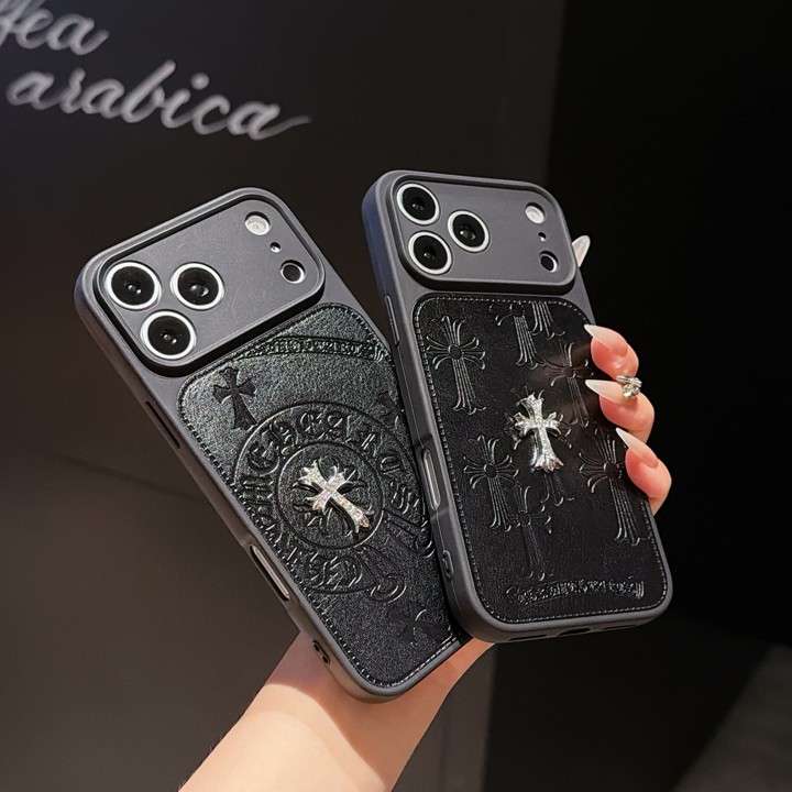 chrome hearts iphone17ケース TPUバンパー