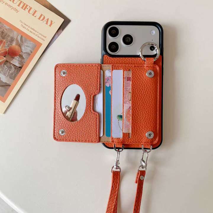 LV ロゴ型押し レザー iphone17カバー