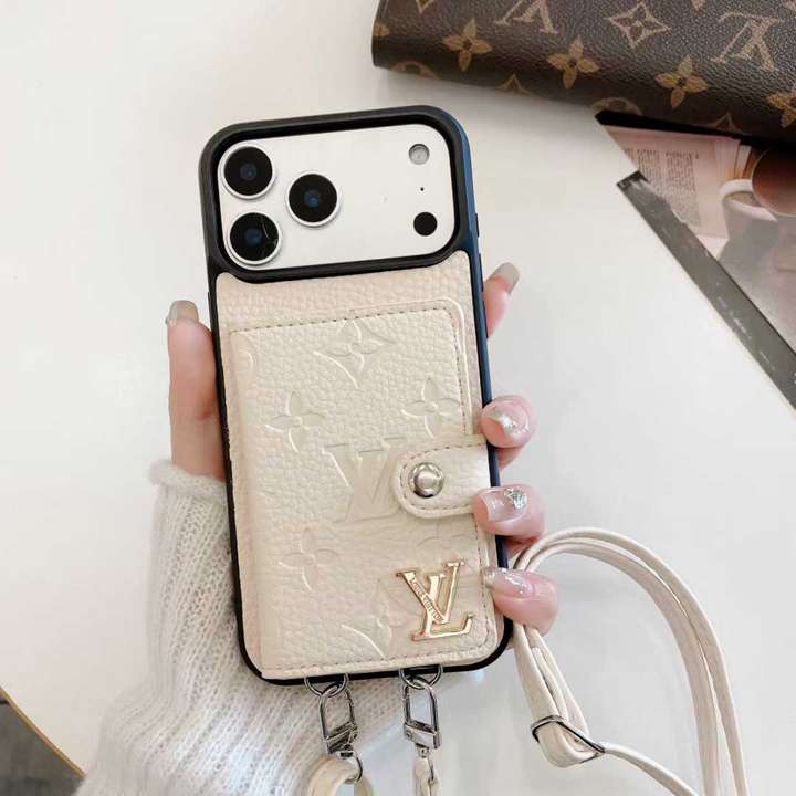 ルイヴィトン iphone17proケース 背面ポケット付き