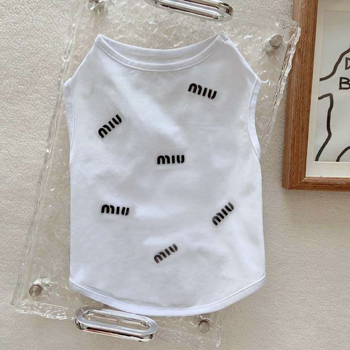Miumiu 犬服 袖なしTシャツ