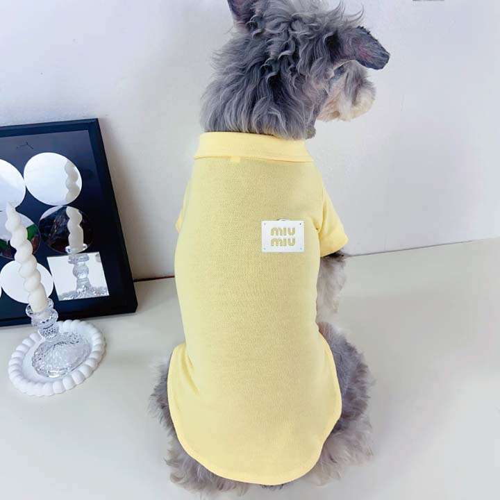 ミュウミュウ 犬Tシャツ コットン