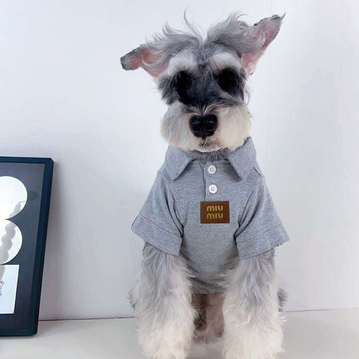 ミュウミュウ 犬Tシャツ コットン