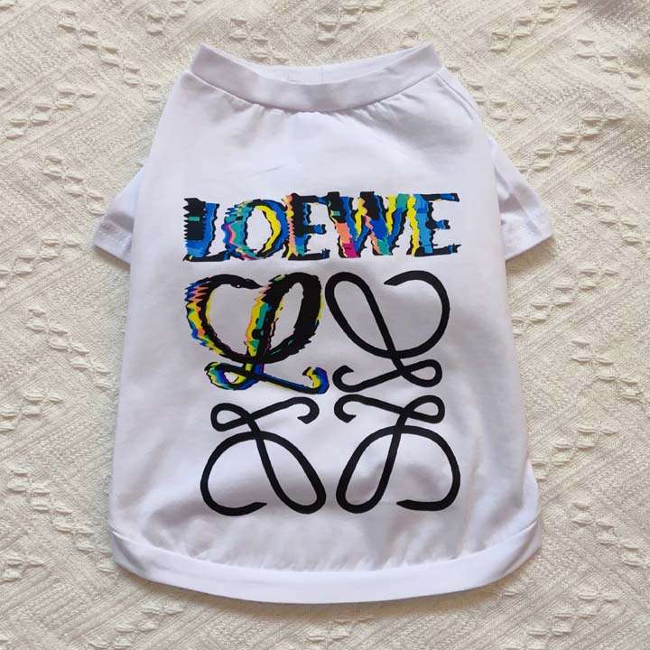 ロエベ プリントtシャツ ワンちゃん服