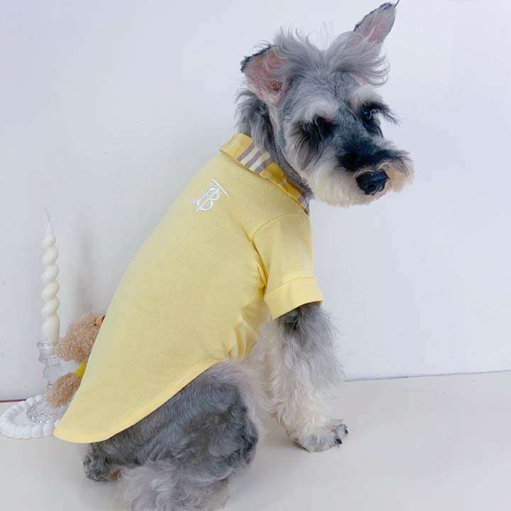 バーバリー 刺繍ロゴ 犬の服