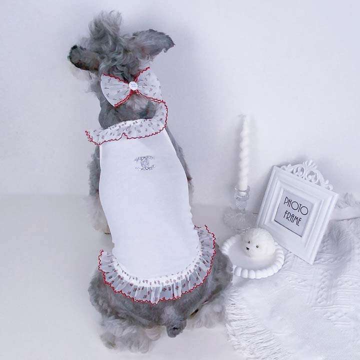 シャネル春夏用 犬の服 軽量 薄い