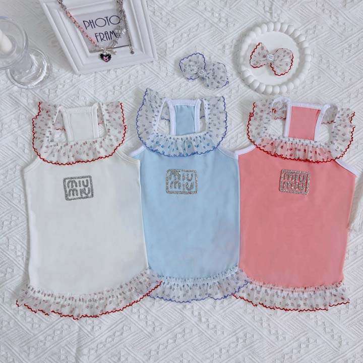 Miumiu 犬用 レースワンピース