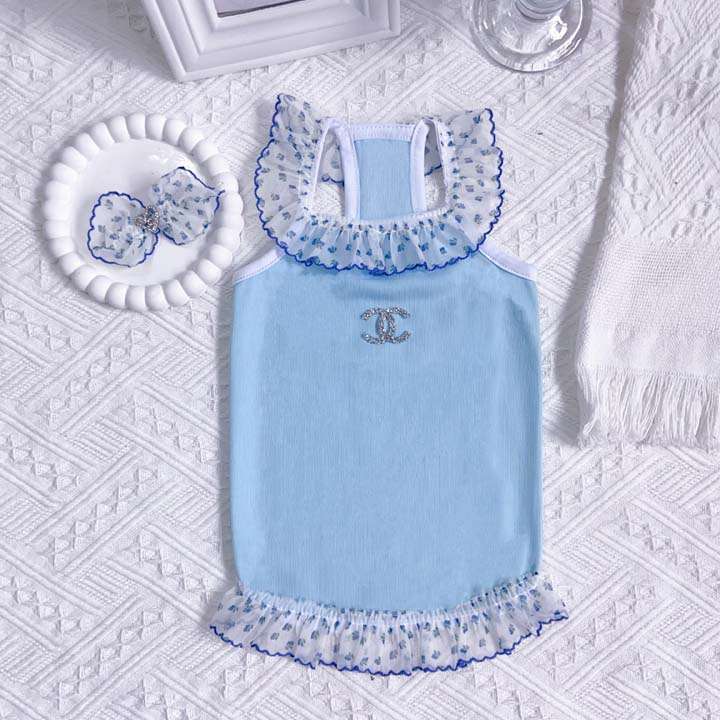 CHANEL リボン レース ワンピース