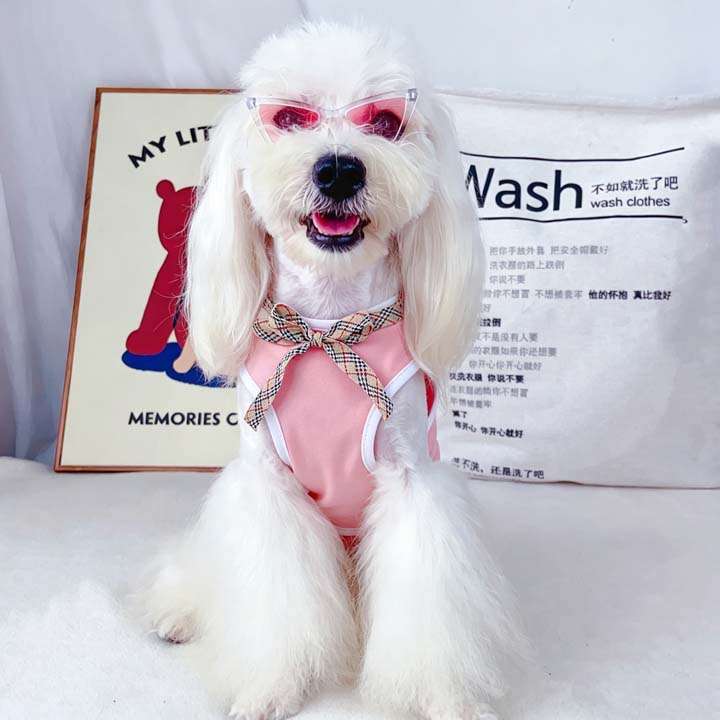 バーバリー ロゴ刺繍 犬用 Tシャツ