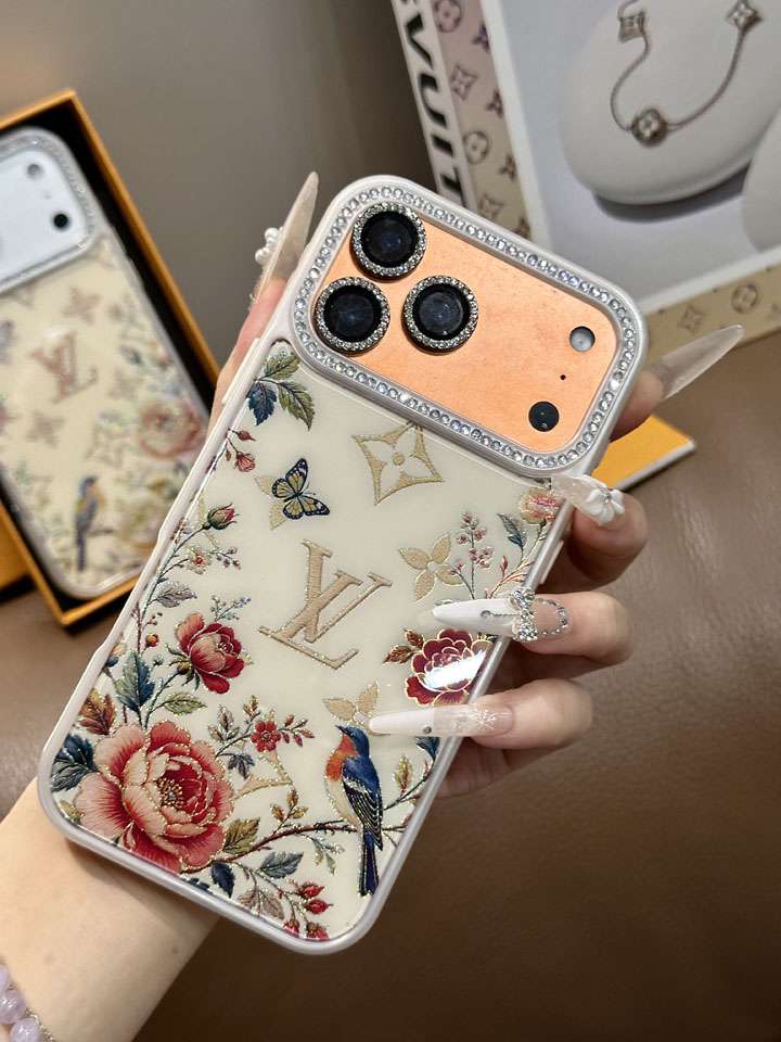 ヴィトン iphone18proamxケース ラインストーン付き