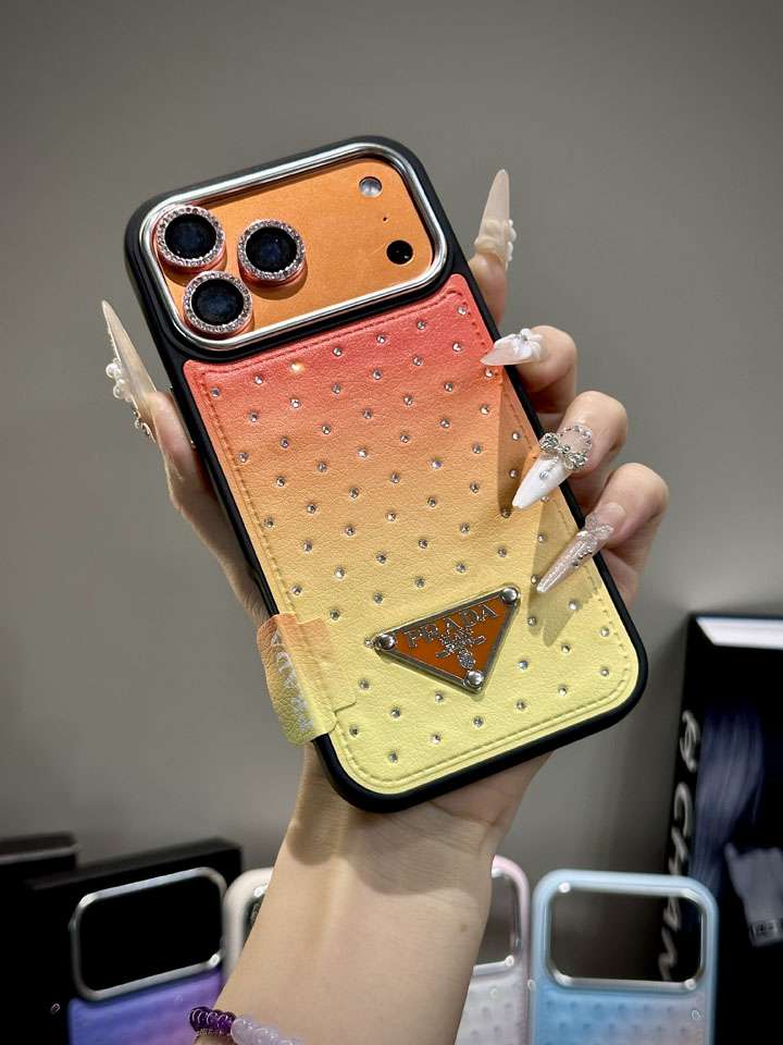 Prada iphone17ケース 女子 オシャレ