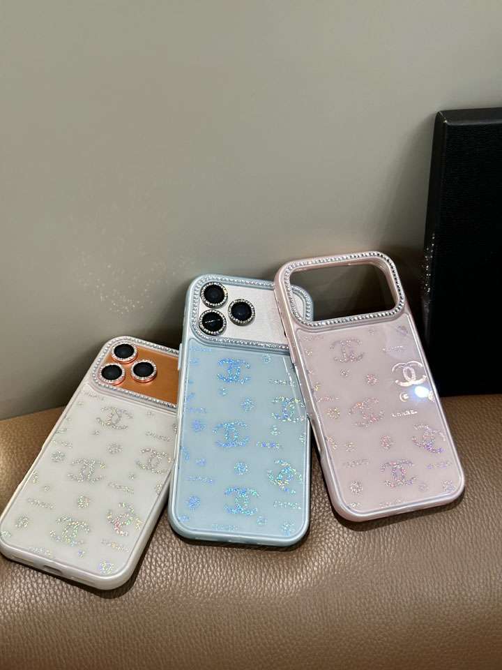 シャネル 背面 ガラス iphone17pro maxケース