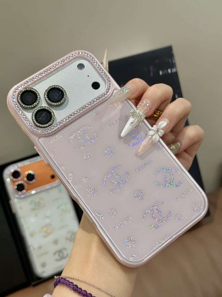 シャネル きらりと レンズ保護 iphone17proケース