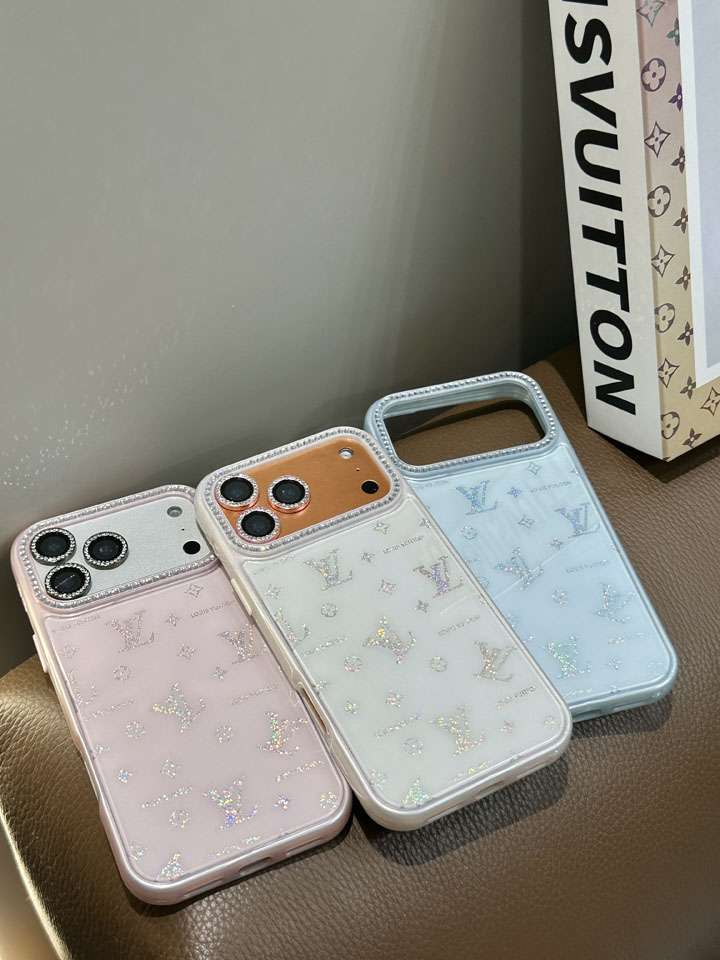 ルイビトンiphone18ケース ガラス 背面