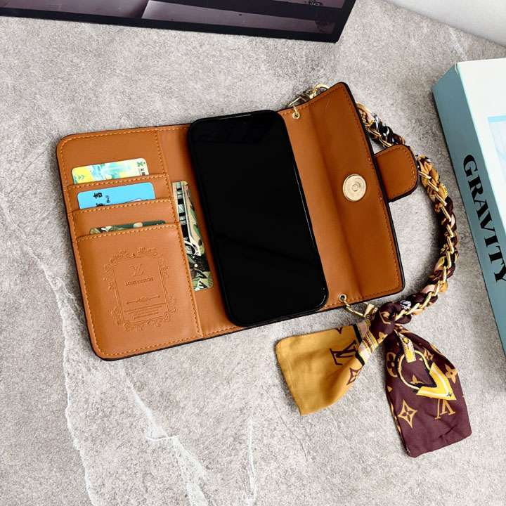 Vuitton iphone17pro手帳ケース 手提げ ストラップ付き