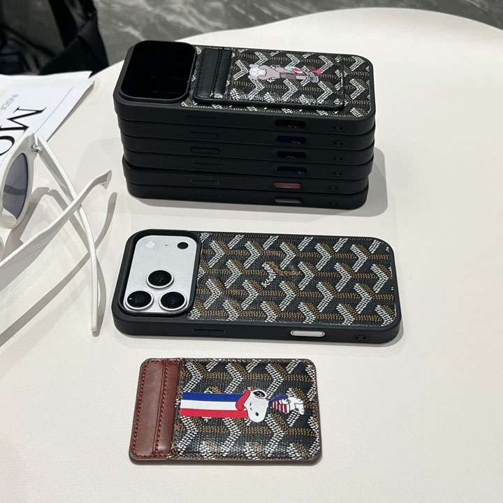 ゴヤール アニメ風 iphone17proケース