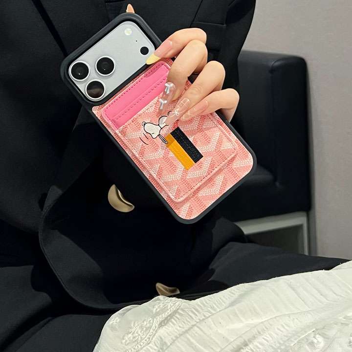 ゴヤール レザー iphone17ケース可愛い
