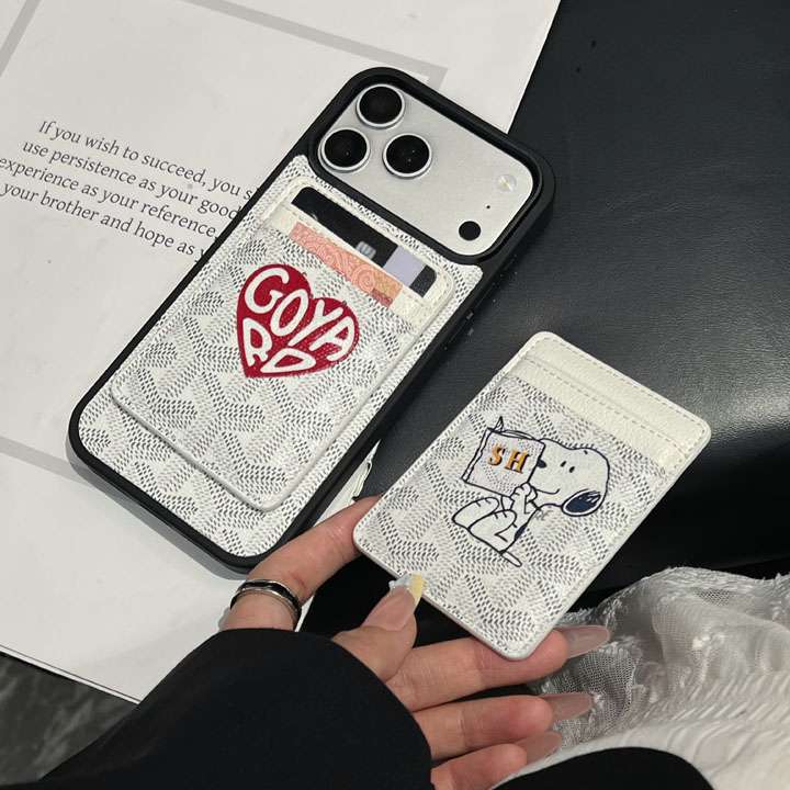 ゴヤール iphone17promax magsafe対応カードケース