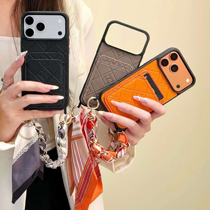 エルメス チェーン付き iphone17ケース