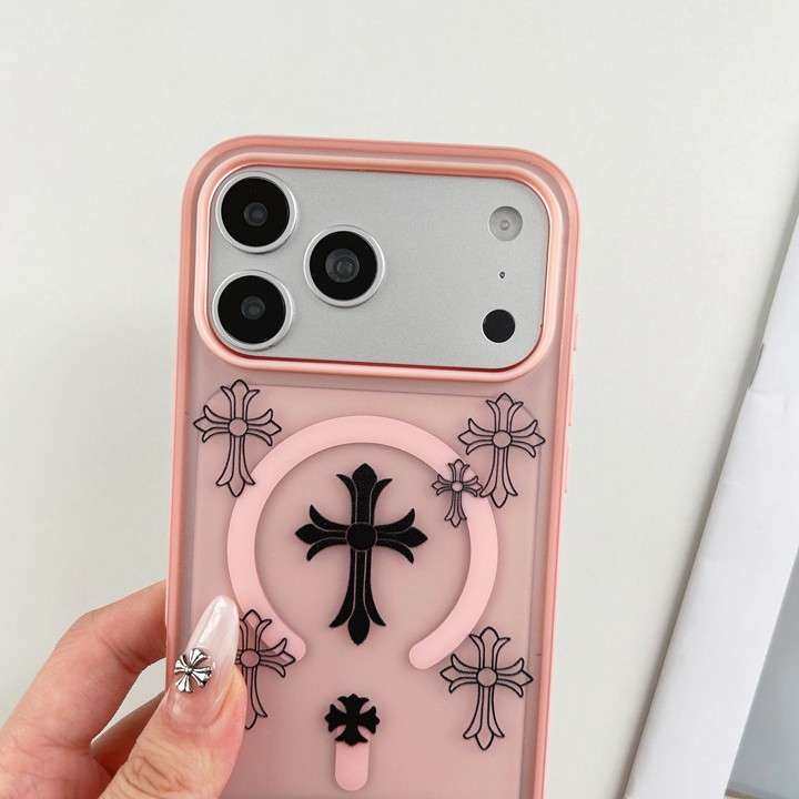 クロームハーツ マーク iphone17クリア ケース