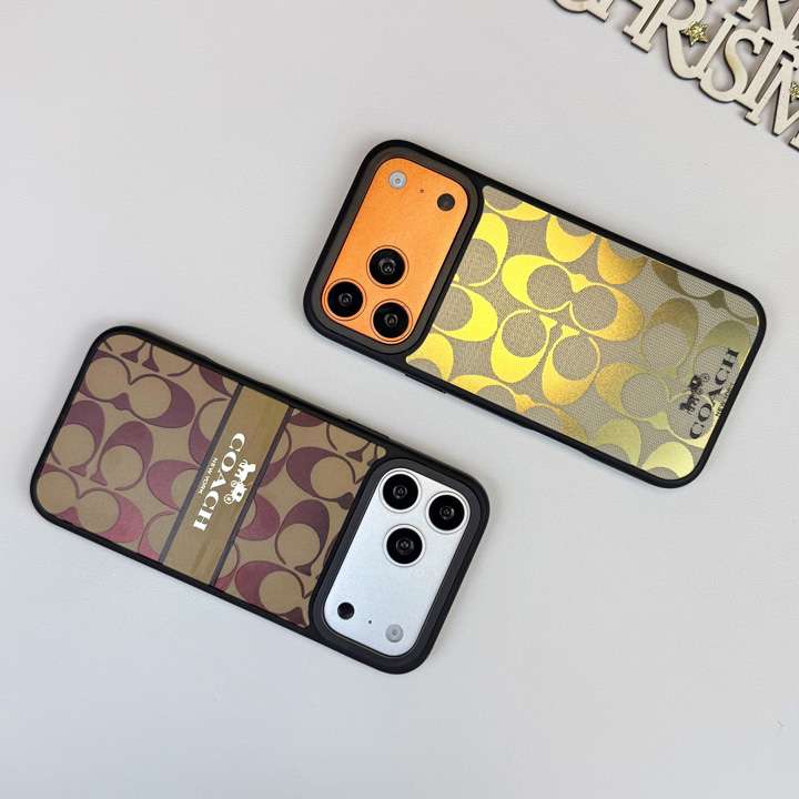 コーチ 指紋防止 iphone17ケース