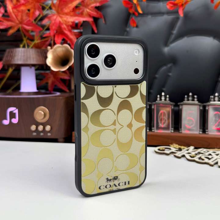 コーチ iphone17pro ケース TPUバンパー
