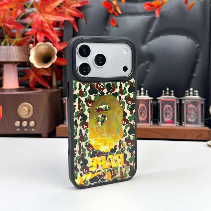 エイプ iphone18proケース 猿の顔