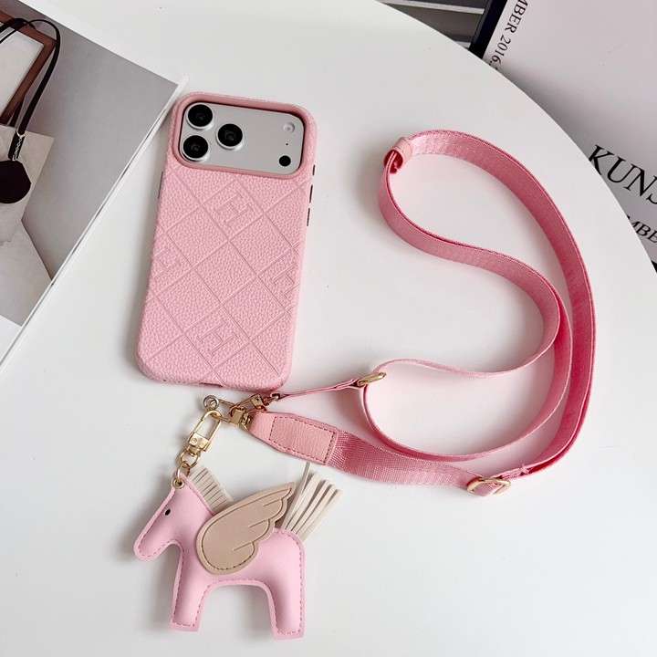 エルメスiphone18ケース 長いストラップ付き