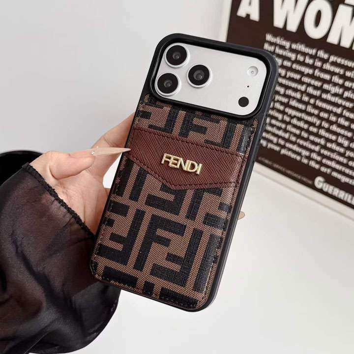 フェンディ FF総柄 iphone18pro携帯 カバー カード入れ