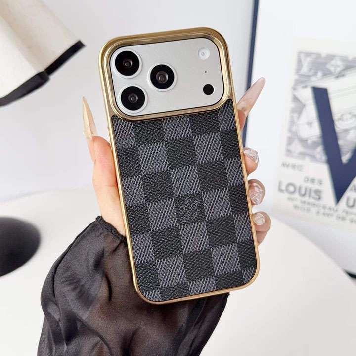 ルイビトンiphone18ケース メッキ加工