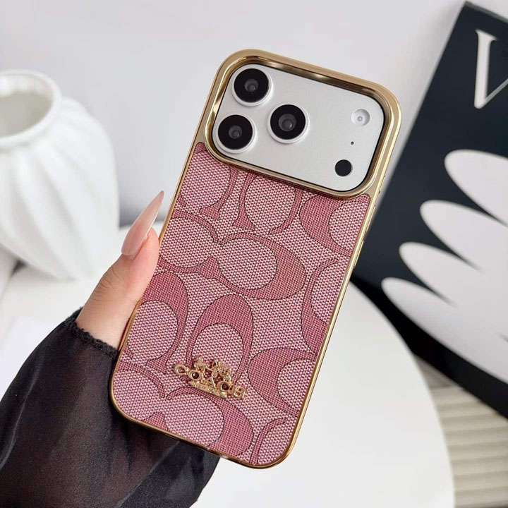 コーチ シグネチャー レザー iphone18proケース