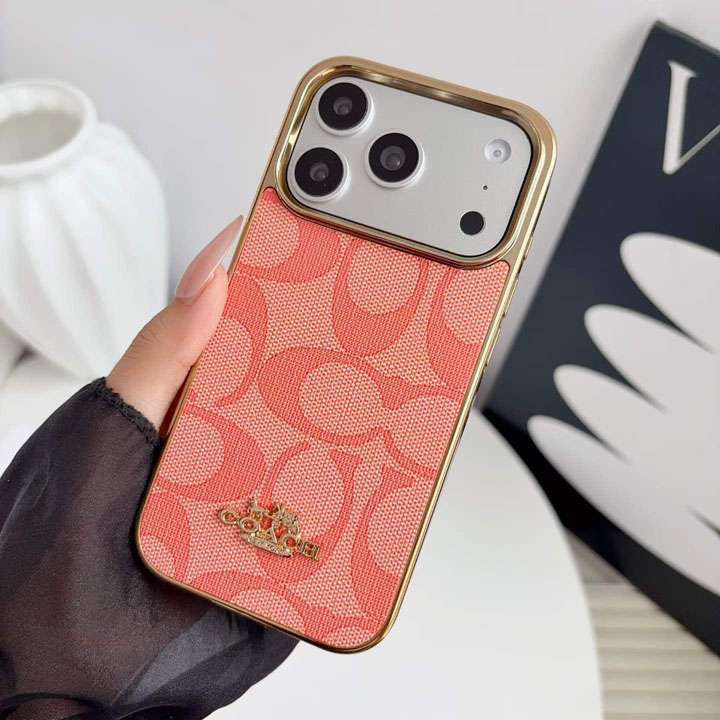 コーチ iphone18promax スマホケース レンズ保護