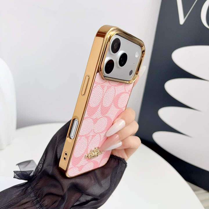 コーチ iphone18promax スマホケース レンズ保護